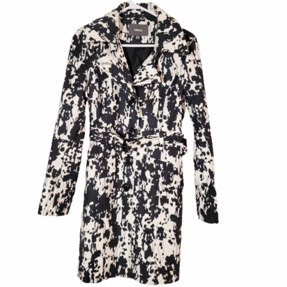 Mexx  dress coat full linned, belt size 34 - Picture 1 of 8